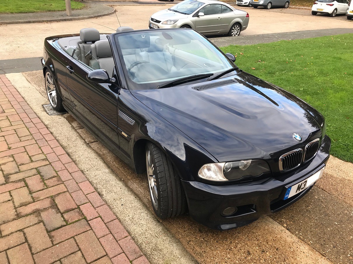BMW E46 M3 Convertible. Manual Transmission. (£14000) The M3cutters